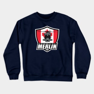 Canadian Merlin Helicopter Patch Crewneck Sweatshirt